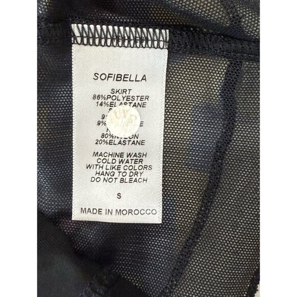 Sofibella UV Colors Doubles 13 in Women’s Small Skort Pickleball Tennis Yellow - Picture 5 of 6